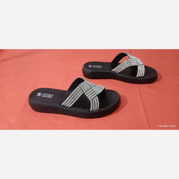 صندل زنانه شیما مدل گندم زیره pu