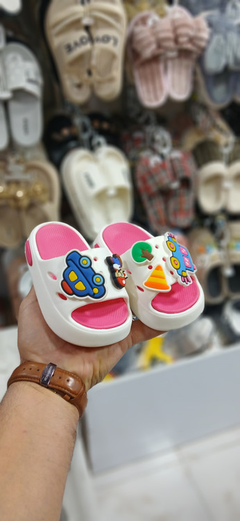 دمپایی ماشینی صورتی