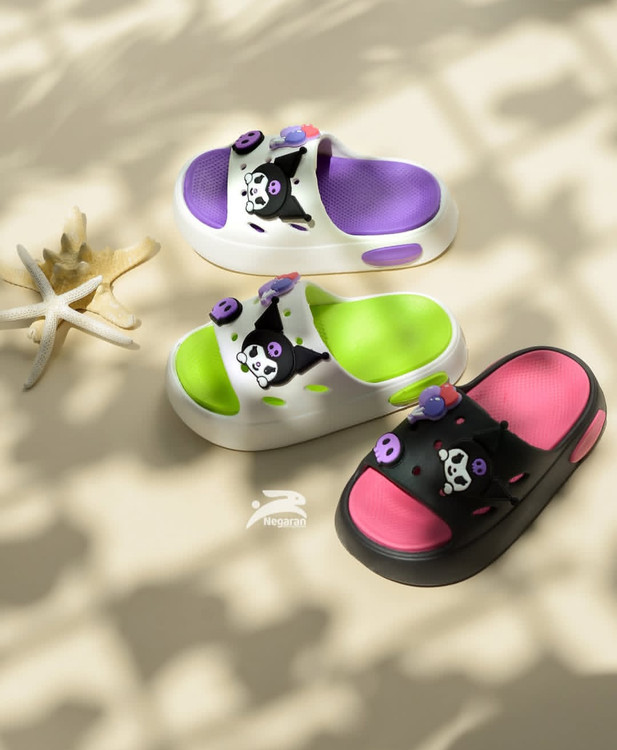 دمپایی بچه گانه کرومی