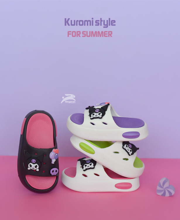 دمپایی بچه گانه کرومی