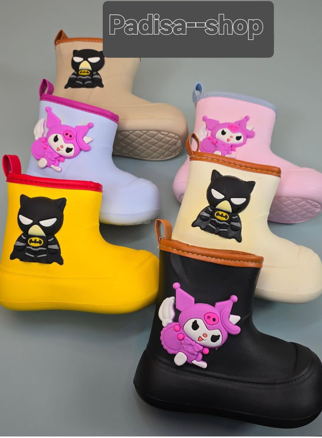 چکمه و نیم بوت فانتزی بچه‌گانه گرم و نرم و راحت